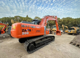Excavadora de cadenas Hitachi ZX200 de Japón en venta, excavadora de cadenas Hitachi Zaxis Shanghai 200 de segunda mano a bajo precio - Product Image 4