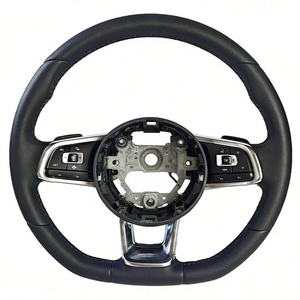 Volante para vw T6 <span class=keywords><strong>gti</strong></span>, Venta al por Mayor de Fábrica, Cuero y Carbono, Scirocco, Jetta Mk6, <span class=keywords><strong>Golf</strong></span> <span class=keywords><strong>Mk7</strong></span>, Polo - Product Image 4
