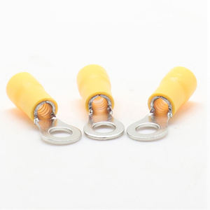 Conectores de Cable Eléctrico Redondos de Latón y Cobre <span class=keywords><strong>Serie</strong></span> RV 5.5-6 12-10AWG, Terminales de Anillo para Batería de Alta Resistencia Certificados - Product Image 3