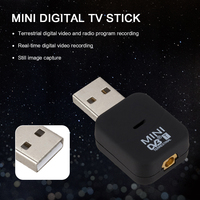 Mini bâton de télévision numérique USB 2.0, récepteur d'antenne, Tuner, Dongle de diffusion vidéo, pour ordinateur de bureau, PC portable, HDTV, 6/7/8 MHz