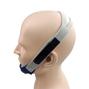 Mentonnière anti-ronflement, dispositif anti-ronflement respirant réglable, sangle de tête <span class=keywords><strong>pour</strong></span> hommes femmes utilisateurs de CPAP, couvre-chef de <span class=keywords><strong>masque</strong></span> cpap - Product Image 2