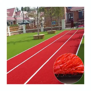 Spor ve eğlence mahkemesi halı kırmızı koşu pisti sentetik çim saha suni çim pist