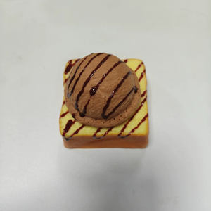 Juguete antiestrés de goma con forma de tostada de helado, juguete antiestrés de pan de helado, juguete antiestrés de mano pegajosa de rebote lento - Product Image 5
