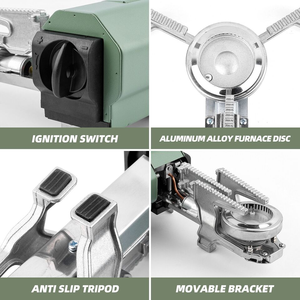 Réchaud à gaz de <span class=keywords><strong>camping</strong></span> portable pliable, réchaud à cassette pour la randonnée en plein air, la cuisine en voyage, réchaud à gaz portable au <span class=keywords><strong>butane</strong></span> - Product Image 6