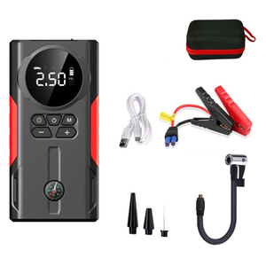 Arrancador de Coches y Compresor de Aire Todo en Uno - Banco de Energía de Emergencia, Potenciador de Batería e Inflador de Neumáticos - Product Image 1