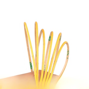 Siêu hẹp 2.7mm 3mm 4mm 5mm rộng mềm chiếu sáng Dải 12V 24V COB <span class=keywords><strong>LED</strong></span> linh hoạt dải điện áp thấp tự dính ánh sáng mềm - Product Image 1