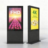 Afficheur numérique sur pied VETO LCD 55 65 70 75 pouces pour intérieur, écran tactile Android, affichage publicitaire