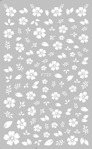 TSZS 3D autoadhesivo oro blanco flores <span class=keywords><strong>de</strong></span> <span class=keywords><strong>cerezo</strong></span> pegatinas <span class=keywords><strong>de</strong></span> <span class=keywords><strong>uñas</strong></span> <span class=keywords><strong>de</strong></span> plástico cinco pétalos diseño <span class=keywords><strong>de</strong></span> <span class=keywords><strong>uñas</strong></span> florales - Product Image 4