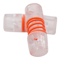 Boucle de serrage à ressort en plastique à double trou pour lacets et cordons, personnalisable, vente en gros, couleur sur mesure