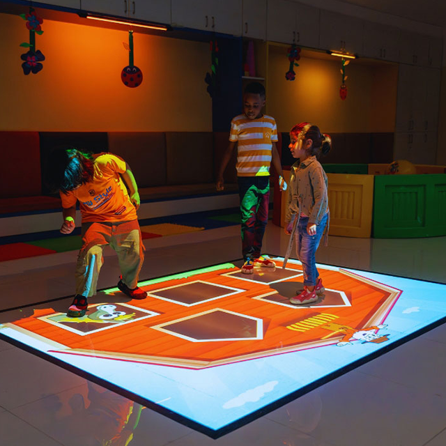 All-in-one 3d Mapping Interactive Floor by Projector for Kids Games