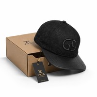 Casquette de baseball snapback de luxe avec logo brodé 3D personnalisé, nouveau design, imprimé léopard, style hip-hop, logo latéral sur la visière