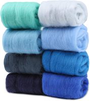 36Colors Needle Felting Wool Fibre Wool Yarn Roving DIY Craft Materials