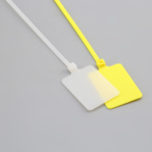 定制好的印刷模型Q300L-FG，标签面积长度30x40尼龙识别标志类型标记电缆拉链扎带 - Product Image 5