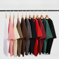 Camiseta de personalización de ropa de trabajo 300g 3D impreso ajuste clásico verde lima bordado Hombres estilo de gran tamaño camiseta y etiqueta personalizada