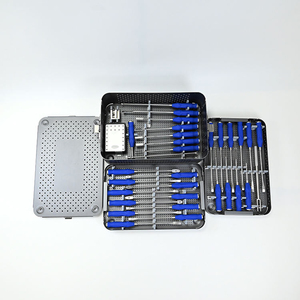 ชุดเครื่องมือผ่าตัดส่องกล้องแบบสองช่องทางสำหรับมืออาชีพ ชุดเครื่องมือผ่าตัดกระดูกและข้อแบบไฟฟ้า ทำจากสแตนเลส ชุดผ่าตัดกระดูกสันหลังด้านเดียว - Product Image 4