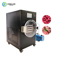 Huishoudelijke voedselveilige kleine vriesdroogmachine voor het maken van zelfgemaakte fruitchips, kleine vriesdroogmachine