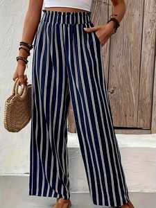 Pantalones de Pierna Recta de Cintura Alta para el Verano - Product Image 4