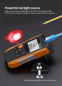 Medidor de Potencia Óptica OPM con VFL de 1mW, Herramienta de Fibra 3 en 1, Conector SC, Uso FTTX - Product Image 3