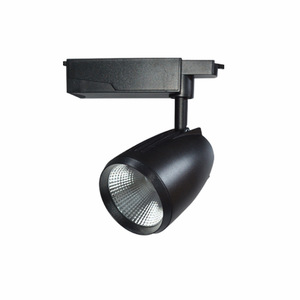 Projecteur LED Commercial sur Rail Blanc Chaud 3500K Noir Mat Orientable Ra90 Garantie 3 Ans CRI90 pour AC 220V IP Autre - Product Image 3