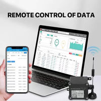 Alat Ukur Aliran Panas Ultrasonik Tipe Jepit yang Dipasang di Dinding dengan Sensor Suhu PT100 Opsional