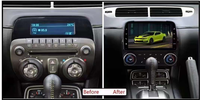 Autoradio Android 8 pouces de haute qualité, Carplay, lecteur DVD de voiture, GPS, navigation, système multimédia stéréo pour Chevrolet Camaro 2008-2016