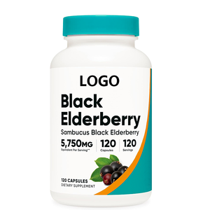 Oem Superfood thảo dược bổ sung vitamin C & Đen Cơm cháy chiết xuất viên nang cho tất cả các nhóm tuổi ngoại trừ trẻ sơ sinh - Product Image 1