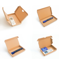 Boîte d'emballage pliable en carton ondulé durable conçue sur mesure pour l'expédition de produits électroniques Matériel d'impression en relief