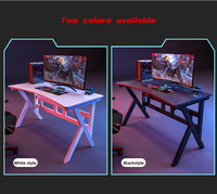 Ventes directes d'usine de tables d'ordinateur de bureau de jeu haut de gamme simples modernes de ménage