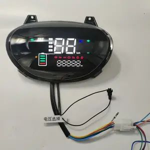 48-72v écran LCD Scooter électrique tableau de bord moto Instrument batterie puissance/indicateur de niveau compteur jauge eBike mètre