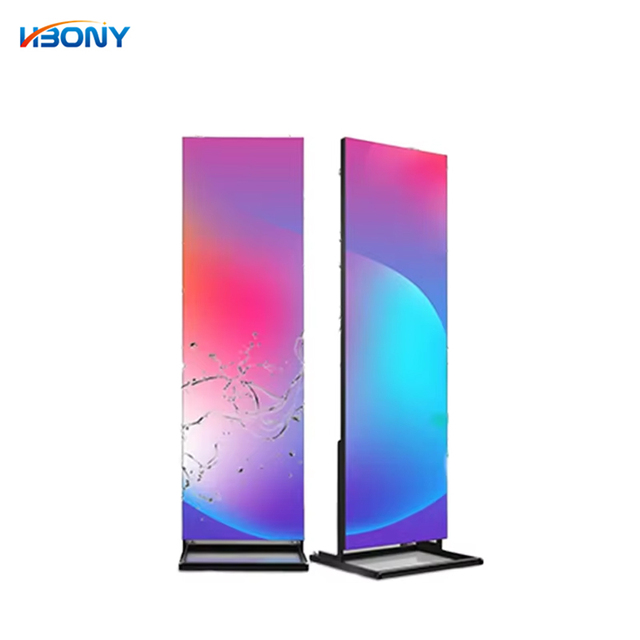 StandSeamless 2-in-1 Digital  Video Screen P2.5 Indoor LED Advertising Led Poster Display