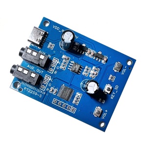 Module de contrôle de volume numérique PT2259, DC 5-15V, bouton d'alimentation Type-C, entrée/sortie AUX réglable pour amplificateur/haut-parleur DIY - Product Image 4