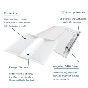 2x2 dẫn phẳng <span class=keywords><strong>troffer</strong></span> Chất lượng cao <span class=keywords><strong>troffer</strong></span> ánh sáng trần ánh sáng <span class=keywords><strong>2x4</strong></span> lõm trung tâm bảng điều chỉnh lịch thi đấu - Product Image 2