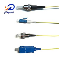 Arnés de Fibra Óptica de Grado Operativo de 12 Fibras SM G.652D G.657A1 G.657A2 con Codificación Multicolor y Cubierta Exterior Amarilla LC SC ST FC Select