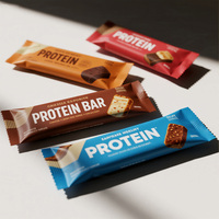 Sachet scellé à l'arrière de 8g de barres protéinées de qualité alimentaire avec impression personnalisée, boisson, barre de lait, bâton de protéines en poudre, sachet, sac d'emballage