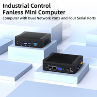 Mini PC Baru Intel N5095 N2940 J4125 CPU DDR3 DDR4 16G M.2 2280 Msata SSD HDMI+VGA Layar Ganda Output 4K Rumah Kantor Industri