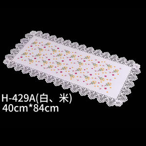 Tapis de table en vinyle imprimé floral de haute qualité Design <span class=keywords><strong>fantaisie</strong></span> 40*84cm anti-dérapant résistant à la chaleur étanche à usage domestique - Product Image 6