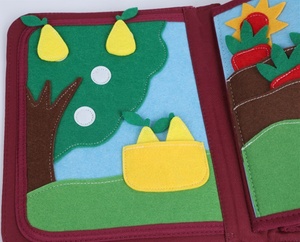 Livre éducatif pour nouveau-né, livre pliable en tissu, doux, idéal pour le transport précoce - Product Image 6