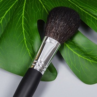 Pinceaux de maquillage personnalisés, pinceaux uniques pour blush/poudre, marque privée, poils de chèvre avec manche en bois pour la beauté