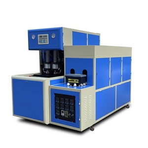 Souffleuse de bouteilles PET semi-automatique Dassaw 500 ml 2 cavités avec moteur Mitsubishi PLC et moteur AirTac - Product Image 1