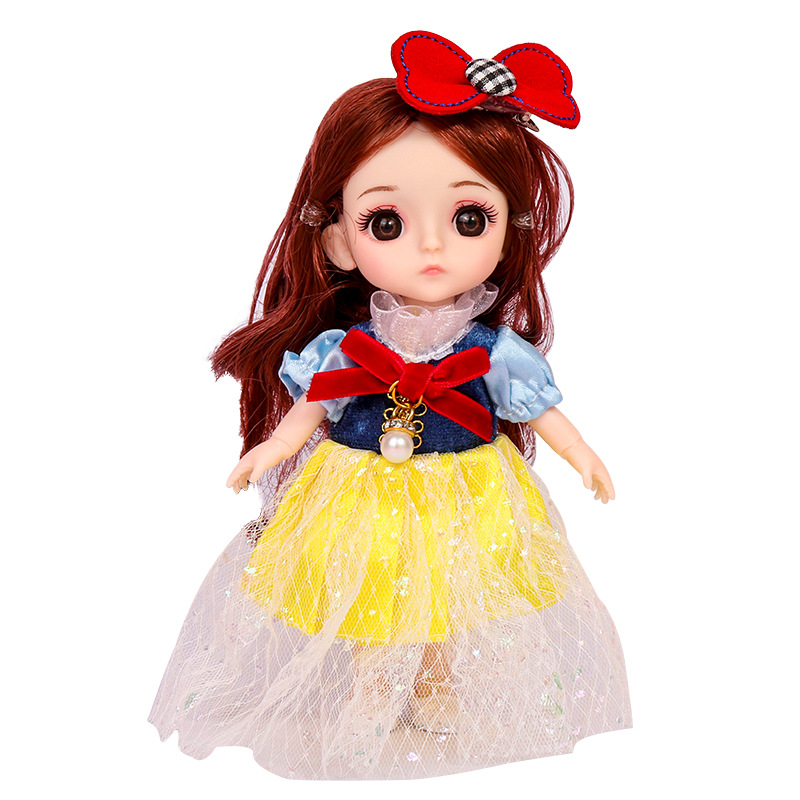 2022 оптовая продажа, Высококачественная милая кукла для маленькой девочки, 16 см, игрушка для платья, ролевая игра, куклы принцессы, новые подарки, шарнирная кукла