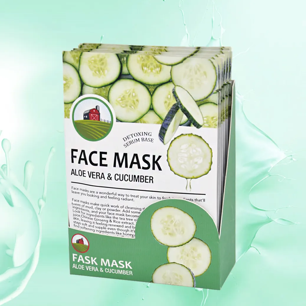 Feuille de soins pour le visage, masque Facial au gingembre, éclaircissant, hydratant, Fruit, beauté