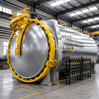 Horno de Curado de Compuestos NADCAP AS9100 para Cubiertas de Radar con 4200 mm de Diámetro y 750 KW de Potencia de Calefacción