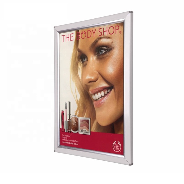 Indoor Advertising Led Poster Picture Frame Aluminum Snap Frame Slim LED Light Box Ultra Thin Light Box