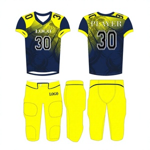 Dernier modèle Uniformes de football pour jeunes personnalisés par sublimation à vendre Maillot de football américain par sublimation Offre Spéciale personnalisé - Product Image 1