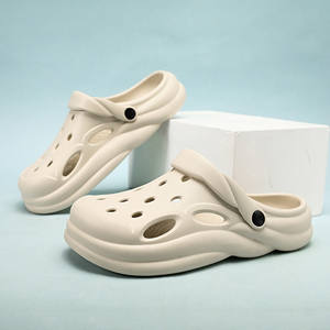 Chaussures de plage estivales tendance pour hommes et femmes, respirantes, confortables, tendance, sabots et mules en EVA, chaussures de jardin de couleur unie - Product Image 3
