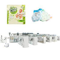 Niedriger Preis Gebrauchte Windel herstellungs maschine Preis Voll automatische Baby windel maschine für Klimmzug windel
