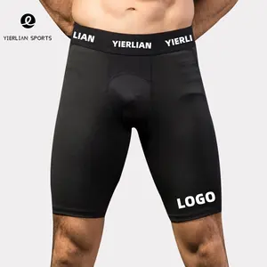 Custom Compressie Shorts Heren Pro Boxer Ondergoed Atletische Baselayer Mannen Running Fitness Training Compressie Shorts