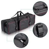 Sac de transport professionnel pour trépied d'appareil photo, en polyester imperméable et durable, grande capacité, pour kit photo/vidéo de studio extérieur robuste