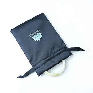 Sacs en tissu satiné en gros avec cordon de serrage, pochettes en velours pour bijoux, sacs cadeaux, pochettes anti-poussière - Product Image 2