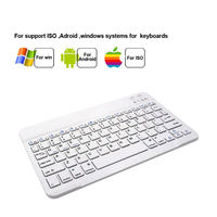 Teclado inalámbrico Bluetooth delgado y recargable con logotipo personalizado, 78 teclas, ABS, para iMac A1314